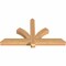 Ekena Millwork Redmond Smooth Timber Gable Bracket, Western Red Cedar, 48"W x 26"H x 3 1/2"D x 3 1/2"F, 13/12 Pitch GBW048X26X0404RED00SWR - alternate 5